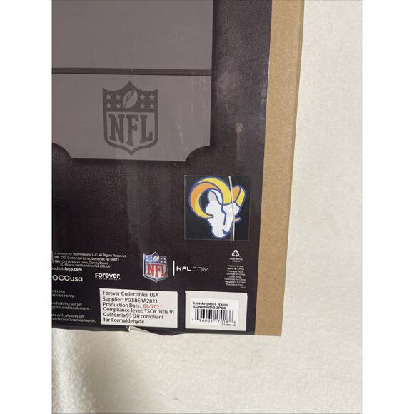 MAN CAVE NFL Los Angeles Ram’s Wall Bottle Opener Sign- NIB - Picture 2 of 4
